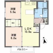 グリーンヒルズAの間取り画像