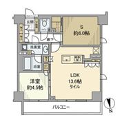 ピアース碑文谷五丁目の間取り画像