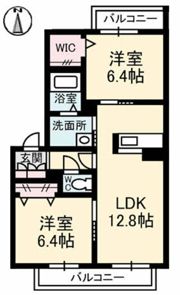 グランベレオ御幸の間取り画像