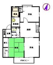 リブレK B棟の間取り画像