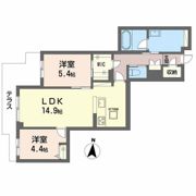 WithPlus上熊本駅前の間取り画像