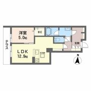 WithPlus上熊本駅前の間取り画像