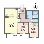 WithPlus上熊本駅前の間取り画像