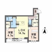 DEUXリジエールの間取り画像