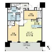 ザ・サーパスタワー新潟万代シテイの間取り画像