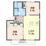 メビュース東城南Gの間取り画像