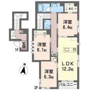ブラウンⅢの間取り画像