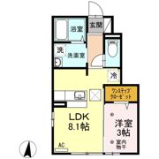 グリュックの間取り画像
