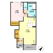 リヨンの間取り画像