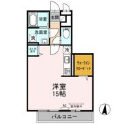 インペリアルコート A/Bの間取り画像