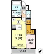 GRAND D-ROOM中条の間取り画像