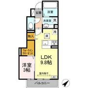GRAND D-ROOM中条の間取り画像