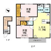 ルミエール灘崎の間取り画像