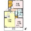 グランディール ウベ A棟の間取り画像