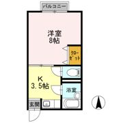 第二立岩ハイツの間取り画像