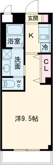 ユニヴァリィ高松中央の間取り画像