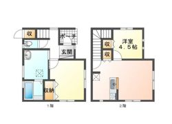 扇町貸戸建ての間取り画像