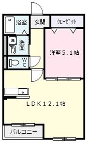 ハートフルマンション シエルの間取り画像