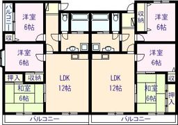 レジデンス小山の間取り画像