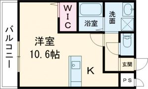 アンプルール茶谷の間取り画像