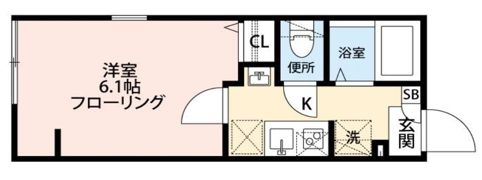 グランクオール中村南の間取り画像