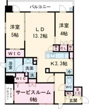 エクセレントシティ立川 THE GRANの間取り画像