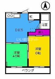 井上コーポの間取り画像