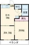 井上コーポの間取り画像