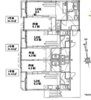 LASPACIO姪浜弐番館の間取り画像