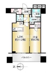 武蔵野タワーズ スカイクロスタワーの間取り画像