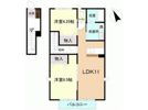 ドレミファ荘Ⅰの間取り画像