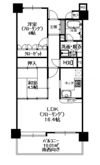 スカール平尾ヴィクトリーの間取り画像