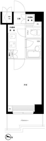 ルーブル都立家政弐番館の間取り画像