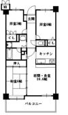 スカール平尾ヴィクトリーの間取り画像