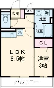 ハナミズキの間取り画像