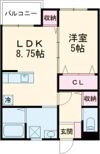 T-Regno柳河Ⅱの間取り画像