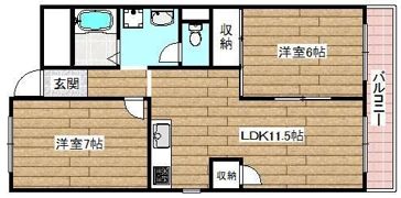 マンション紫明園の間取り画像