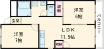 マンション紫明園の間取り画像