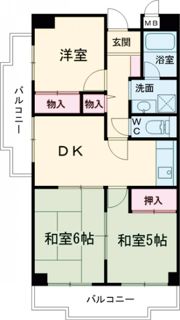 バルカン富田林の間取り画像