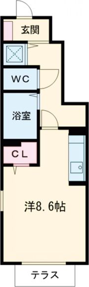スプリングチャームの間取り画像