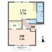 タウンコートAngel D棟の間取り画像