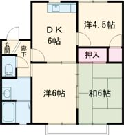 アーバンハイツ小路口Eの間取り画像