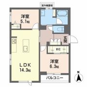 フラベルートの間取り画像