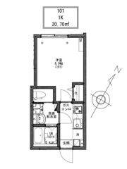 KEIAI RESIDENCE 松戸の間取り画像
