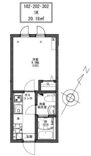 KEIAI RESIDENCE 松戸の間取り画像