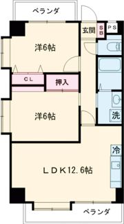 ダイコー新町の間取り画像