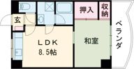 エスポワール杉山第2の間取り画像