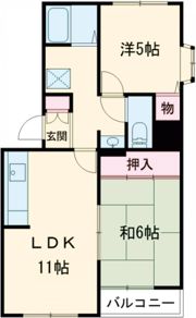 トリヴァンベール中倉の間取り画像