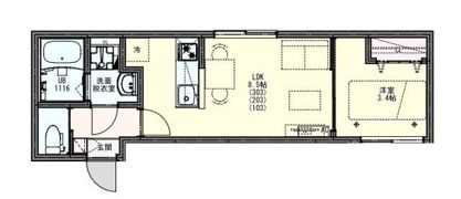 KEIAI RESIDENCE北越谷の間取り画像