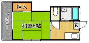ハイツ英の間取り画像